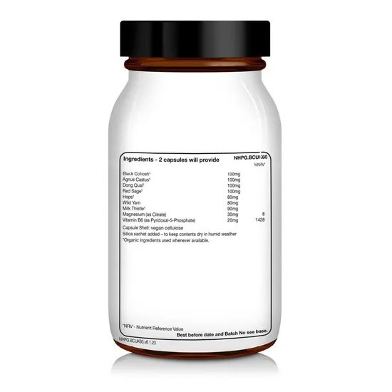 Natural Health Practice NHP Black Cohosh Nutrition Support Capsules 60 Capsules