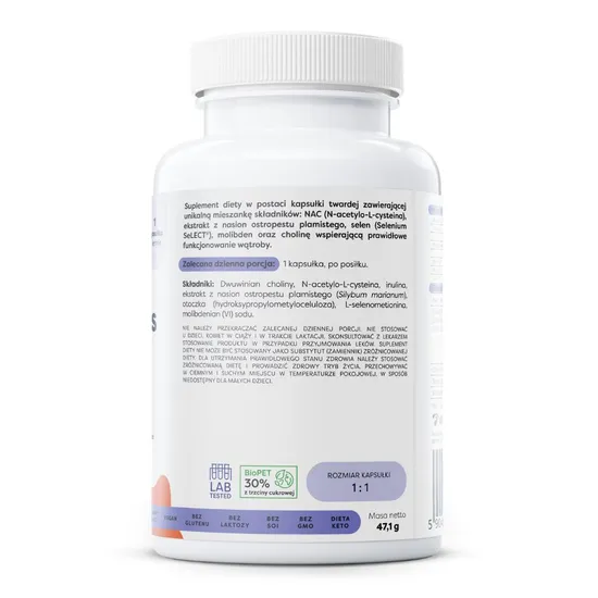 Osavi NAC Detox Selenium & Molybdenum Capsules 60 Capsules