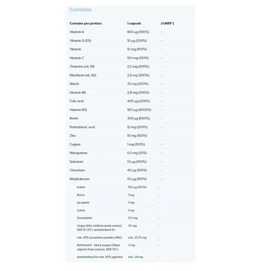 Osavi Multivitamins & Minerals One Daily Capsules 60 Capsules