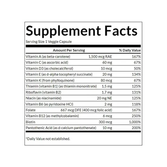 Swanson Mini Cap Multi Capsules 30 Capsules