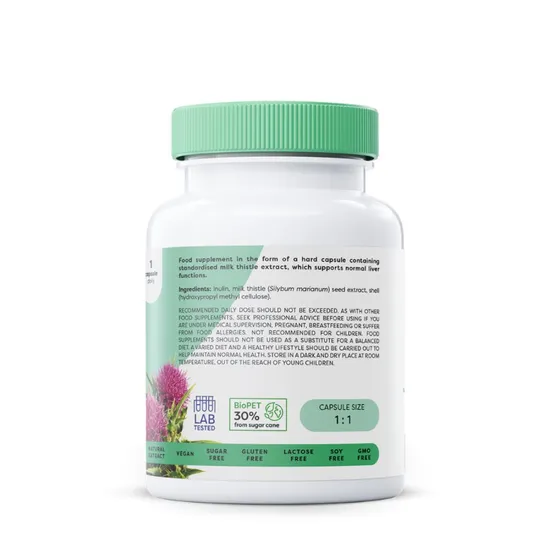 Osavi Milk Thistle Silymarin 100mg Capsules 60 Capsules