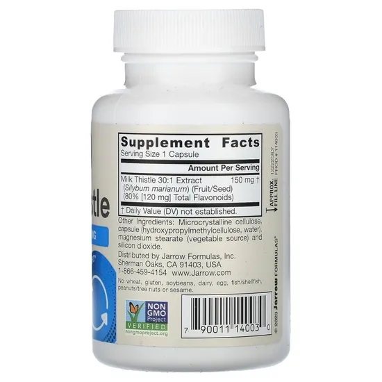 Jarrow Formulas Milk Thistle 150mg 100 Veg Caps