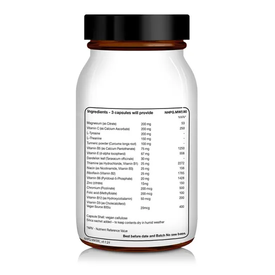 Natural Health Practice Mental Wellbeing Support Capsules 90 Capsules