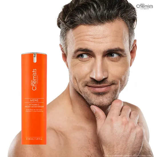 skinChemists Men's Vitamin C Night Moisturiser 50ml