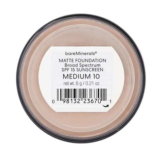 bareMinerals Matte Foundation Broad Spectrum SPF 15 Medium