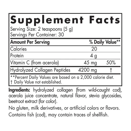 Nordic Naturals Marine Collagen Strawberry 150g