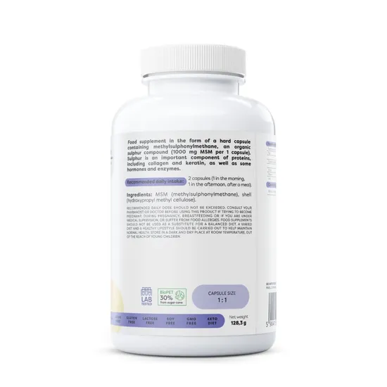 Osavi MSM 1000mg Capsules 60 Capsules