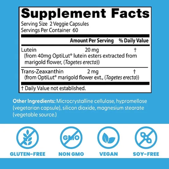 Doctor's Best Lutein With OptiLut 10mg Vcaps 120