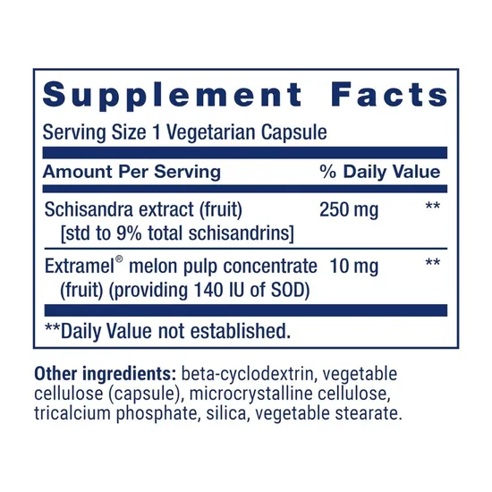 Life Extension Liver Efficiency Formula 30 Veg Caps