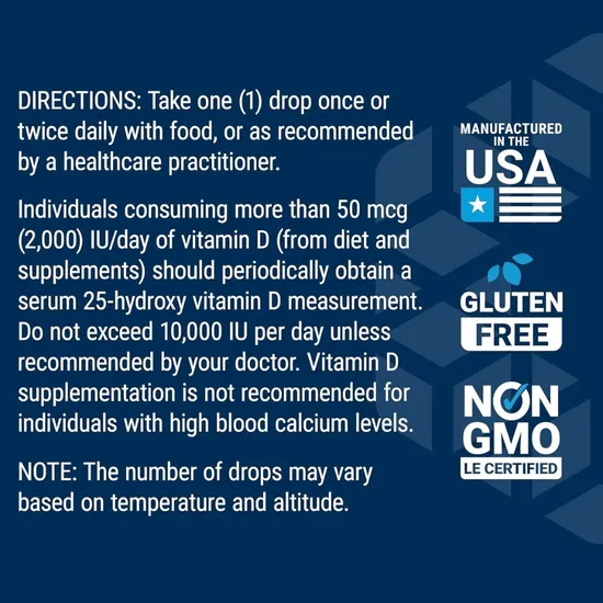 Life Extension Liquid Vitamin D3 50mcg Mint 29ml