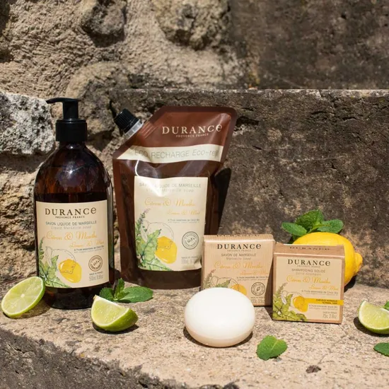 Durance Lemon & Mint Liquid Marseille Soap 500ml