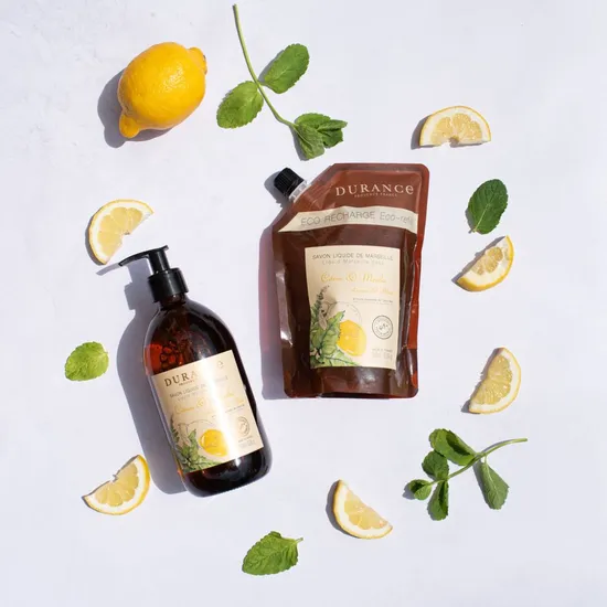 Durance Lemon & Mint Liquid Marseille Soap 500ml