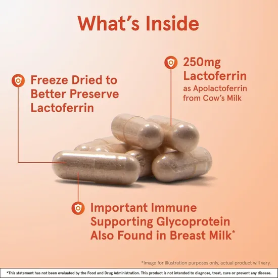 Jarrow Formulas Lactoferrin 250mg Caps 60