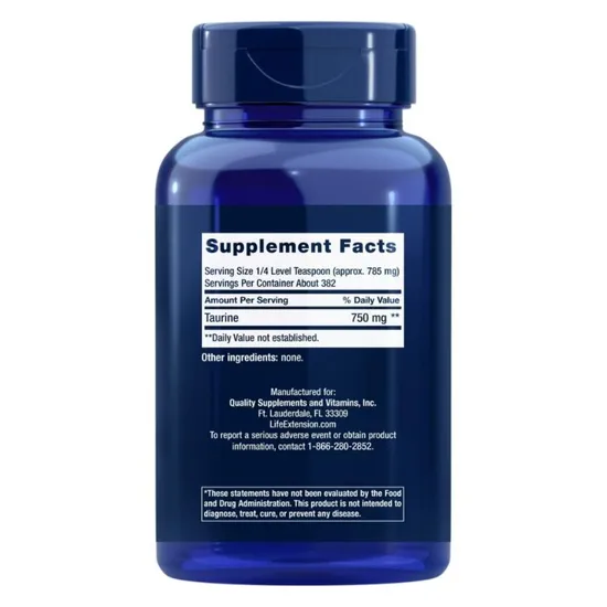 Life Extension L-Taurine Powder 300g