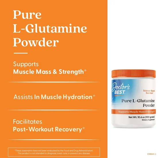 Doctor's Best L-Glutamine Powder 300g