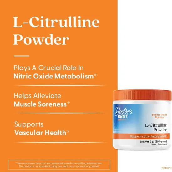 Doctor's Best L-Citrulline Powder 200g