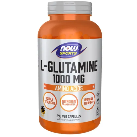 NOW Foods L-Glutamine 1000mg Capsules 120 Capsules