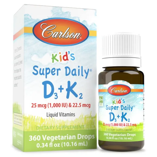 Carlson Labs Kid's Super Daily D3+K2 10ml