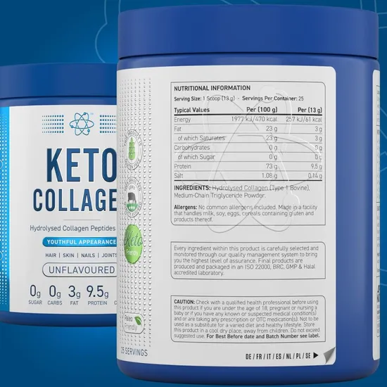 Applied Nutrition Keto Collagen Unflavoured Powder 325g