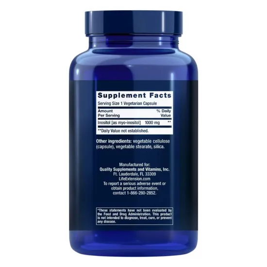 Life Extension Inositol 1000mg 360 Vegicaps