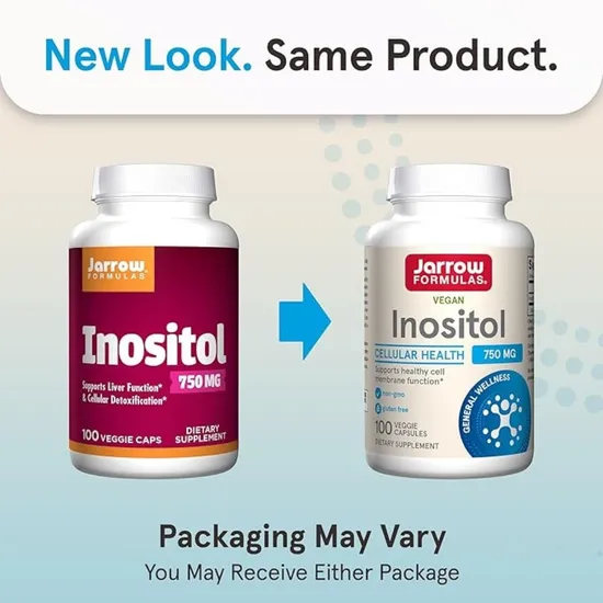 Jarrow Formulas Inositol 750mg Vegicaps 100