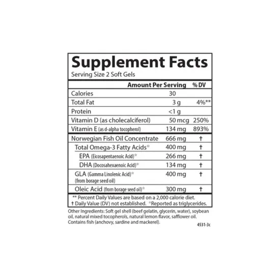 Carlson Labs Inflammation Balance Softgels 90 Soft Gels