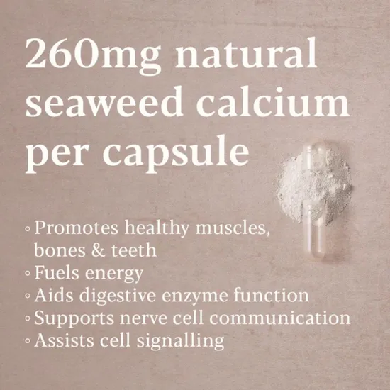 Higher Nature Icelandic Seaweed Calcium Capsules 60 Capsules