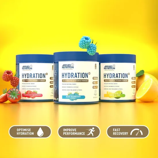 Applied Nutrition Hydration+ Strawberry Raspberry Powder 240g