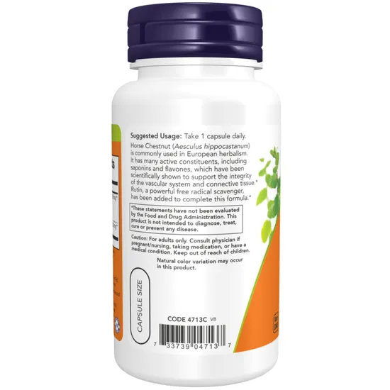 NOW Foods Horse Chestnut 300mg Capsules 90 Capsules