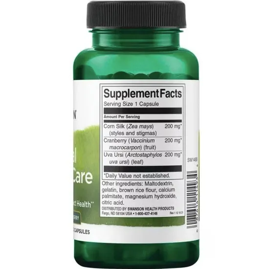 Swanson Herbal Urinary Care Capsules 60 Capsules