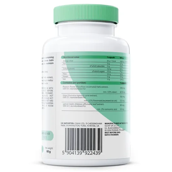 Osavi Herbal Sleep Support Capsules 60 Capsules