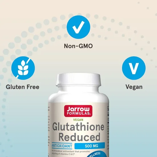 Jarrow Formulas Glutathione Reduced 500 mg | 120 Veg Caps