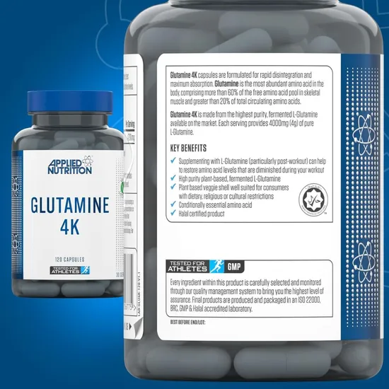 Applied Nutrition Glutamine 4k Capsules 120 Capsules