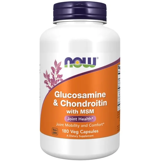 NOW Foods Glucosamine & Chondroitin With MSM 180 Capsules