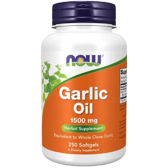 NOW Foods Garlic Oil 1500mg 100 Softgels