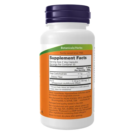 NOW Foods Fo-Ti 560mg Capsules 100 Capsules
