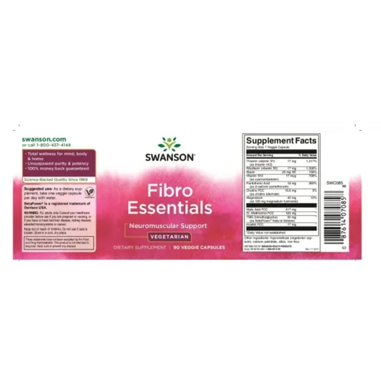 Swanson Fibro Essentials Capsules 90 Capsules