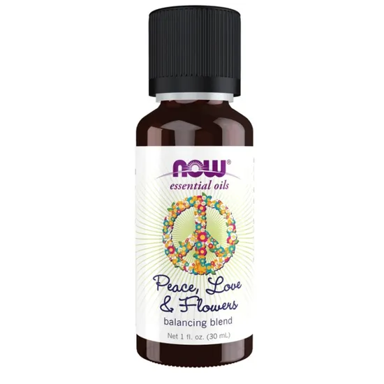 NOW Foods Essential Oil Peace Love & Flowers Oil Blend 30ml