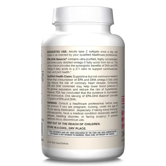 Jarrow Formulas EPA-DHA Balance 120 Softgels