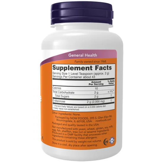 NOW Foods D-Mannose Pure Powder 85g