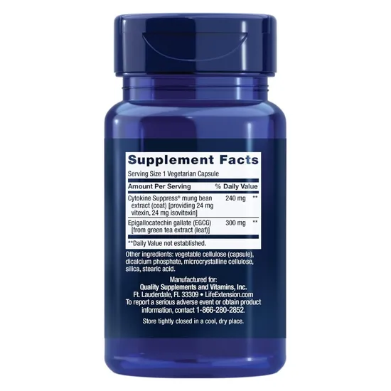 Life Extension Cytokine Suppress With EGCG 30 Vegicaps