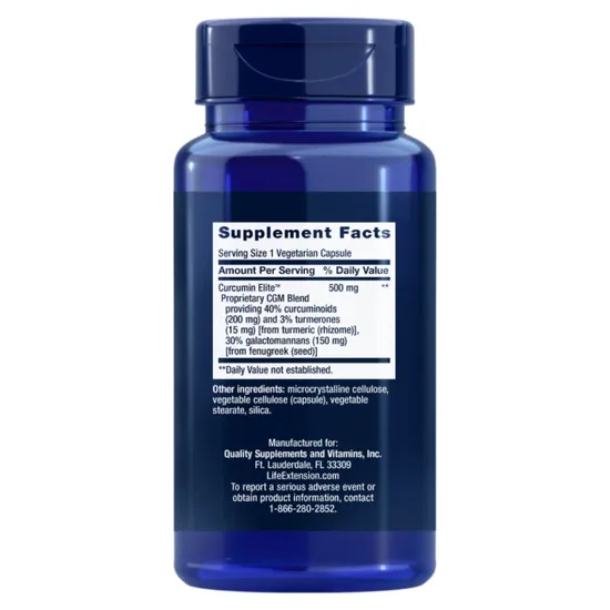 Life Extension Curcumin Elite Turmeric Extract 30 Vegicaps