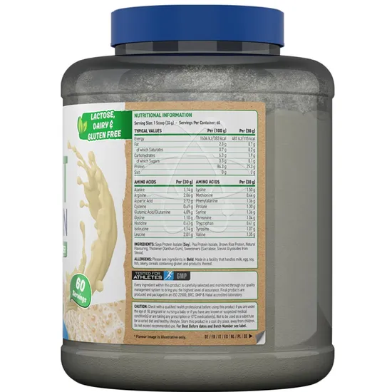 Applied Nutrition Critical Plant Protein Vanilla 1800g