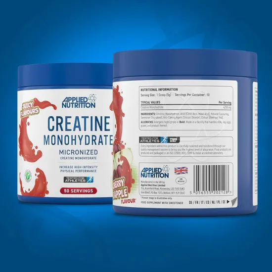 Applied Nutrition Creatine Monohydrate Cherry & Apple Powder 250g