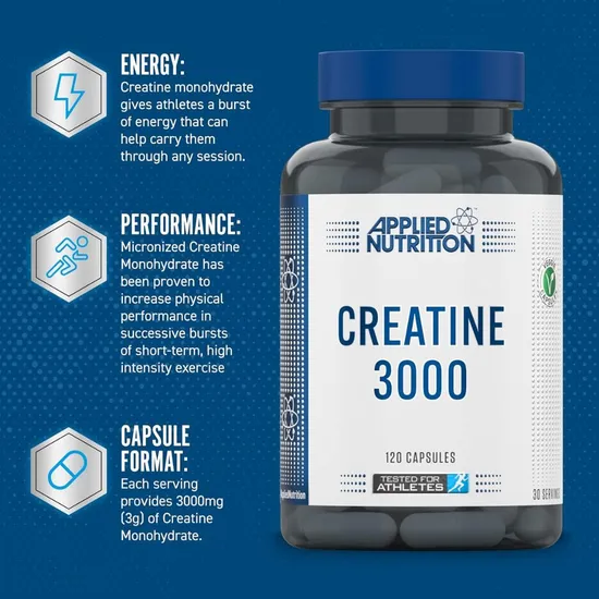 Applied Nutrition Creatine Capsules 3000 Capsules