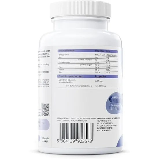 Osavi Colostrum 1000mg Capsules 60 Capsules