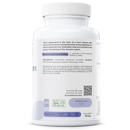 Osavi Colostrum 1000mg Capsules 60 Capsules