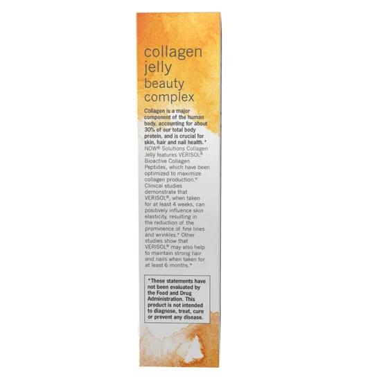 NOW Foods Collagen Jelly Beauty Complex Sweet Orange 10 Sticks