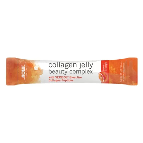 NOW Foods Collagen Jelly Beauty Complex Sweet Orange 10 Sticks