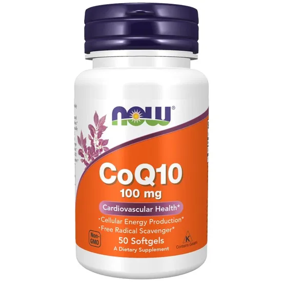 NOW Foods CoQ10 100mg 50 Softgels